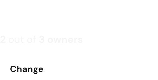 Any transaction requires 2 out of 3 owners