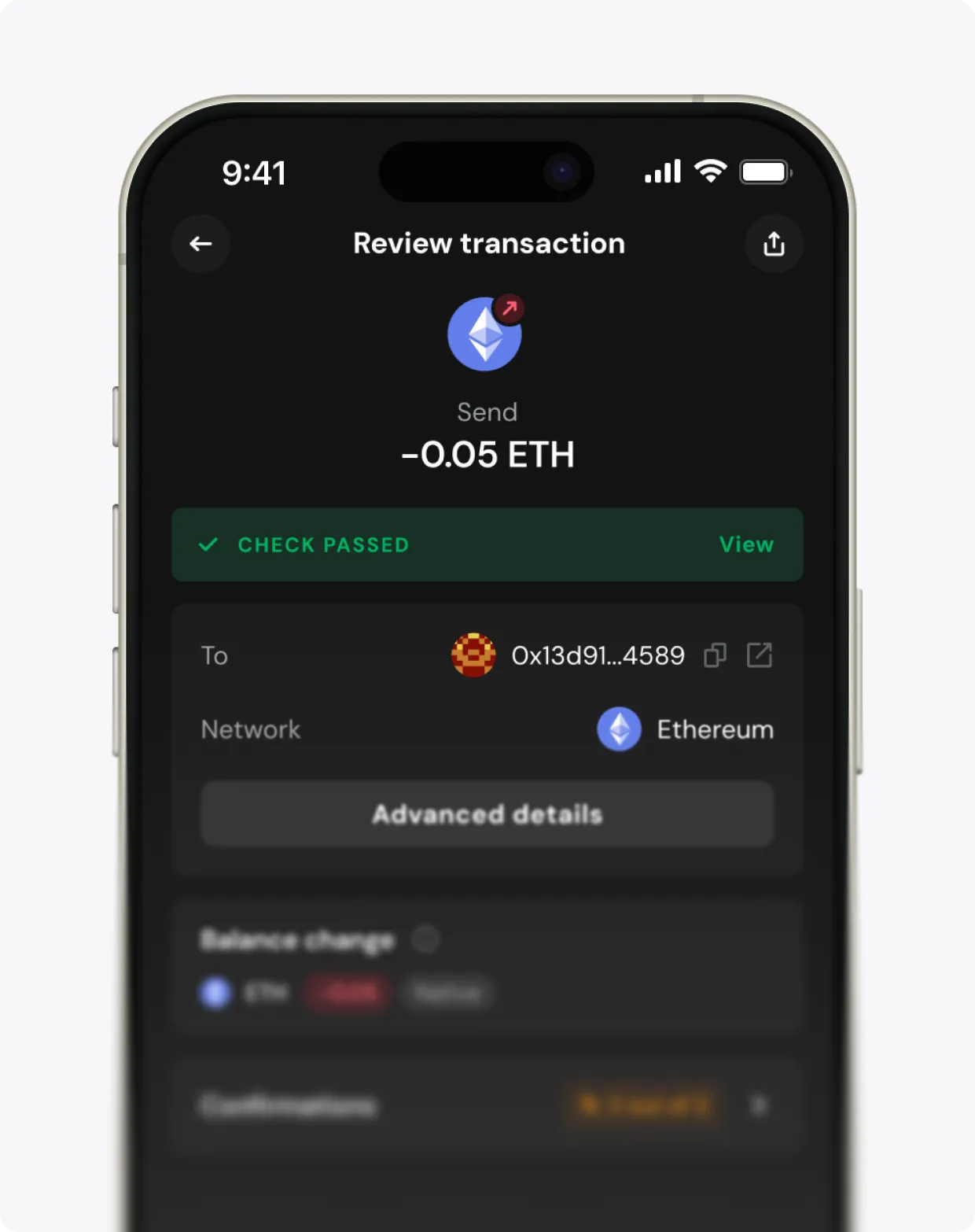 Human readable transactions